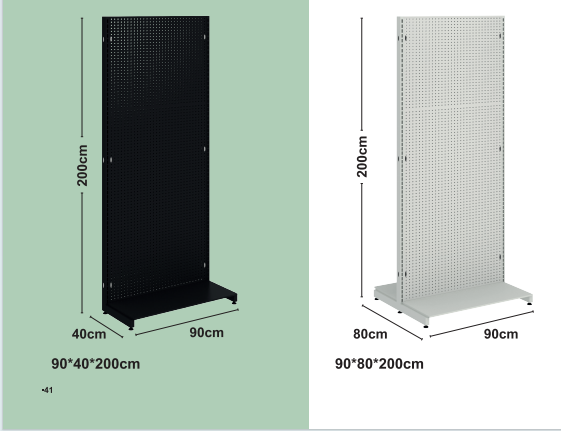 メガペグボード Frame Shelves